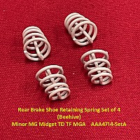 Rear Brake Shoe Retaining Spring Set of 4 (Beehive) Minor MG Midget TD TF MGA    AAA4714-SetA