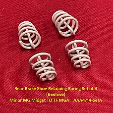 Rear Brake Shoe Retaining Spring Set of 4 (Beehive) Minor MG Midget TD TF MGA    AAA4714-SetA