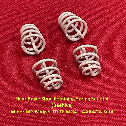 Rear Brake Shoe Retaining Spring Set of 4 (Beehive) Minor MG Midget TD TF MGA    AAA4714-SetA