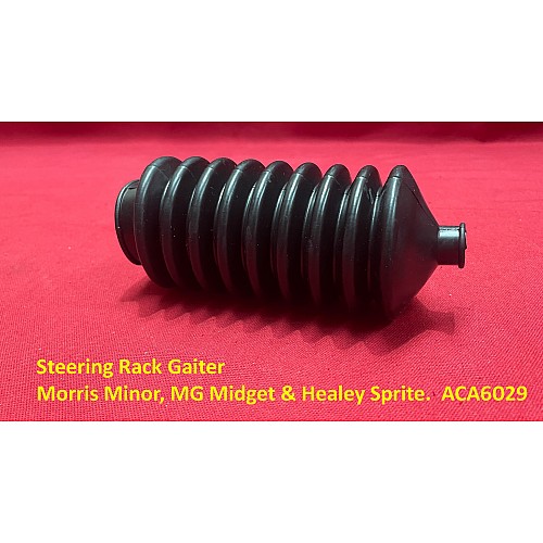 Steering Rack Gaiter Morris Minor, MG Midget & Healey Sprite .  (Sold as a single unit)   ACA6029