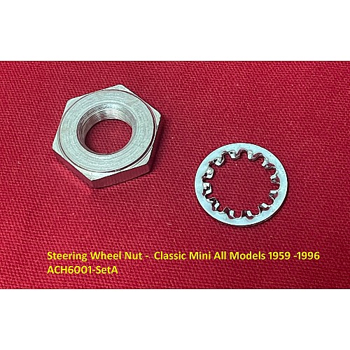 Steering Wheel Nut -  Classic Mini All Models 1959 -1996  ACH6001-SetA