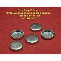 Core Plug or Frost Plug 33.6mm 1275cc A series and A plus BMC Engines. (Sold as a set of Five) AEC876-SetA