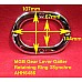 MGB Gear Lever Gaiter Retaining Ring. Chrome on Steel   3 Synchro Gear Box    AHH6486