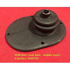 MGB Gear Lever Boot -  Rubber Gaiter  3 Synchro Gear Box   AHH7170