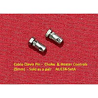 Cable Clevis Pin -  Choke  & Heater Controls Mini   MGB  Triumph Spitfire (5mm)  - Sold As A Pair  AUE34-SetA