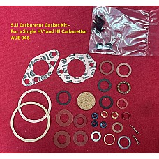 S.U Carburetor Gasket Kit - For a Single HV1and H1 Carburettor  AUE 948
