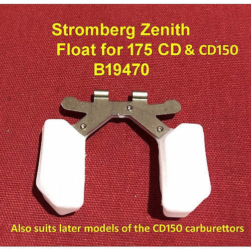 Stromberg Zenith Float for 150 CD & 175 CD Carburetors B19470 Stromberg Zenith Float for 150 CD & 175 CD Carburetors B19470