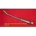Wiper Arm  8.75Inch (222mm) (5.1mm Bayonet) -  Stainless Steel Left Hand Crank F238   BHA5208