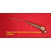 Wiper Arm  8.75Inch (222mm) (5.1mm Bayonet) -  Stainless Steel Left Hand Crank F238   BHA5208
