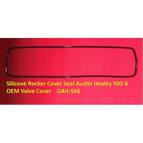 Gasket Innovations Silicone Rocker Cover Seal Austin Healey 100-6  OEM Valve Cover - GAH-SK6