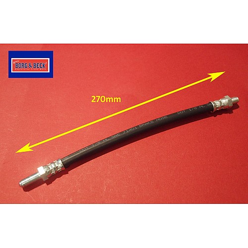 Borg & Beck Flexible Brake Hose Rear Axle  - MGB Roadster & MGB GT 1962 to 1980.    GBH159  BBH6527