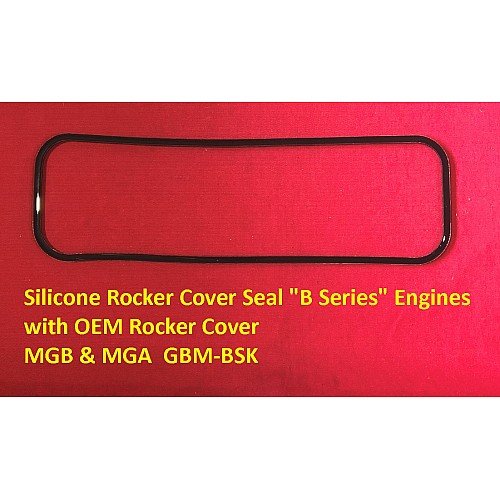 Gasket Innovations Silicone Rocker Cover Seal "B Series" Engines with OEM Rocker Cover inc MGB & MGA  GBM-BSK