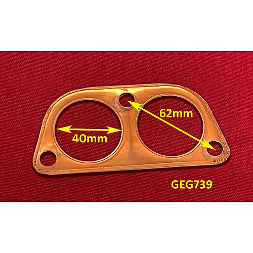 Gasket Triumph Exhaust Flange Gasket Triumph Spitfire Mk4 & Triumph Dolomite 1500  GEG739