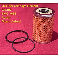 Oil Filter Element  BMC  MGB  MG Magnette Austin  Morris Oxford Nuffield Jowett  GFE102