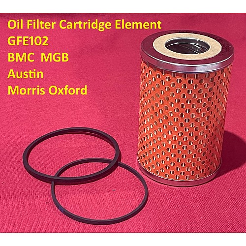 Oil Filter Element  BMC  MGB  MG Magnette Austin  Morris Oxford Nuffield Jowett  GFE102