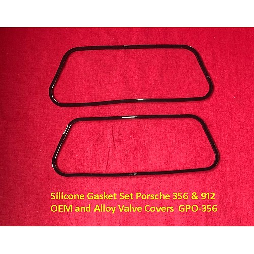 Gasket Innovations Silicone Gasket Set Porsche 356 & 912  OEM and Alloy Valve Covers  GPO-356