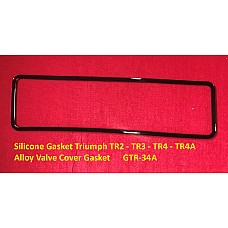 Gasket Innovations Silicone Gasket Triumph TR2 - TR3 - TR4 - TR4A Alloy Valve Cover Gasket GTR-34A