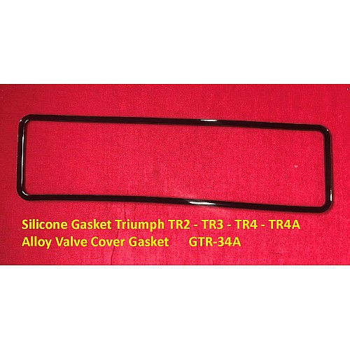 Gasket Innovations Silicone Gasket Triumph TR2 - TR3 - TR4 - TR4A Alloy Valve Cover Gasket GTR-34A