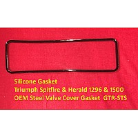 Gasket Innovations Silicone Gasket Triumph Spitfire & Herald 1296 & 1500 OEM Steel Valve Cover Gasket  GTR-STS