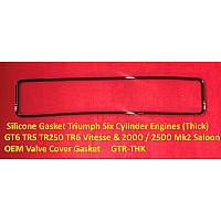 Gasket Innovations Silicone Gasket Triumph Six Cylinder Engines (Thick) GT6 TR5 TR250 TR6 Vitesse & 2000 / 2500 Mk2 Saloons  OEM Valve Cover Gasket GTR-THK