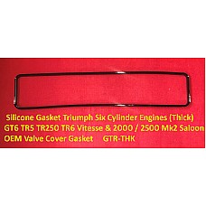 Gasket Innovations Silicone Gasket Triumph Six Cylinder Engines (Thick) GT6 TR5 TR250 TR6 Vitesse & 2000 / 2500 Mk2 Saloons  OEM Valve Cover Gasket GTR-THK
