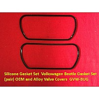 Gasket Innovations Silicone Gasket Set  Volkswagen Beetle Gasket Set (pair) OEM and Alloy Valve Covers  GVW-BUG