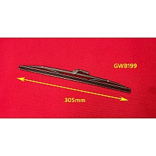 Wiper Blade 12 Inch (305mm) (7.1mm Bayonet)  Satin Black   GWB199