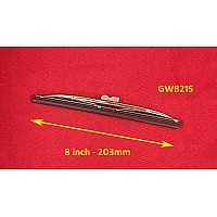 Wiper Blade 8 Inch (203mm) (5mm Hook - Spoon)  Stainless Steel  GWB215