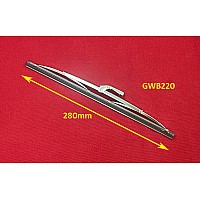 Wiper Blade 11 Inch (280mm) (7.1mm Bayonet) Stainless Steel   GWB220