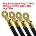 Ring Eyelet Spark Plug HT Lead Terminal for 7mm Lead x 4pcs    IA_HT32x4