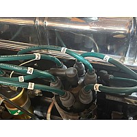 Ignition HT Cable Identification Number Set  (8 pcs) Spark Plug Leads   IA_HT_Numbers  