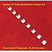 Ignition HT Cable Identification Number Set  (8 pcs) Spark Plug Leads   IA_HT_Numbers
