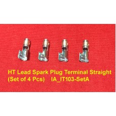 HT Lead Spark Plug Terminal Straight (Set of 4 Pcs)    IA_IT103-SetA