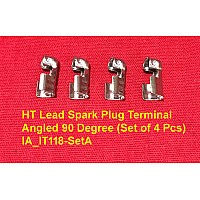 HT Lead Spark Plug Terminal Angled 90 Degree (Set of 4 Pcs)    IA_IT118-SetA