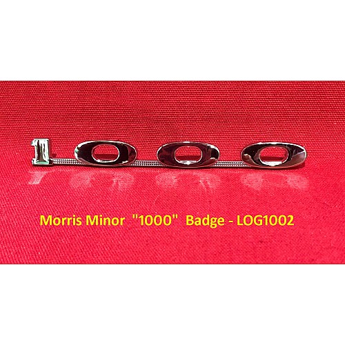 Morris Minor  "1000"  Badge - LOG1002