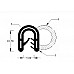 Morris Minor Push-on Draught Excluder (Door Aperture). TRM117