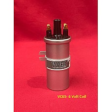 Powerspark Viper Dry Ignition Coil Sport 6 Volt  1.5 ohm  Silver Finish     VC6S-Powerspark