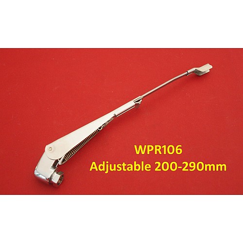 Wiper Arm -1/4" Inch (6mm) Collet Left Hand Side Morris Minor Split Screen WPR106