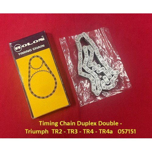 Timing Chain Duplex Double Row Triumph TR2 - TR3 - TR4 - TR4a 057151 Timing Chain Duplex Double Row Triumph TR2 - TR3 - TR4 - TR4a 057151