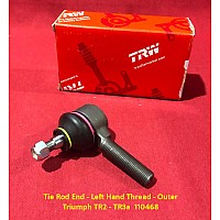 Tie Rod End - Left Hand Thread - Outer  Triumph TR2 - TR3a  110468TRW