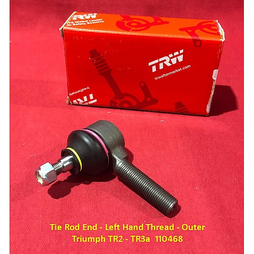 Tie Rod End - Left Hand Thread - Outer  Triumph TR2 - TR3a  110468TRW