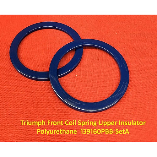 Triumph Front Coil Spring Upper Insulator Polyurethane  139160PBB-SetA