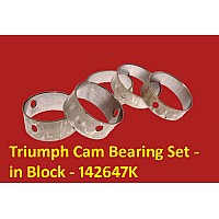 Camshaft Bearing Set - in Block -  Triumph Herald - TR6 Engines    142647K 
