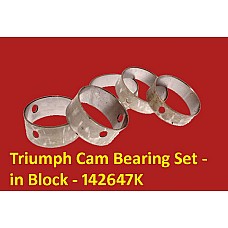 Camshaft Bearing Set - in Block -  Triumph Herald - TR6 Engines    142647K 