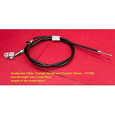 Accelerator Cable  Triumph Herald and Triumph Vitesse 147388
