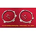 5 1/2 Inch Headlamp Retaining Rims - Reliant Scimitar - Pair - 207164 5 1/2 Inch Headlamp Retaining Rims - Reliant Scimitar - Pair - 207164