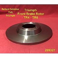Brake Rotor Brake Disc Triumph Front TR4 - TR6 Reliant Scimitar & TVR    209327