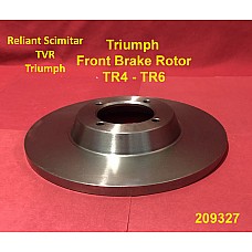 Brake Rotor Brake Disc Triumph Front TR4 - TR6 Reliant Scimitar & TVR    209327
