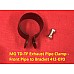 MG TD-TF Exhaust Pipe Clamp - Front Pipe to Bracket 412-070