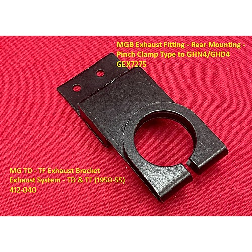 MG TD-TF & MGB Mounting Exhaust Pipe Rear  412-040 or GEX7275